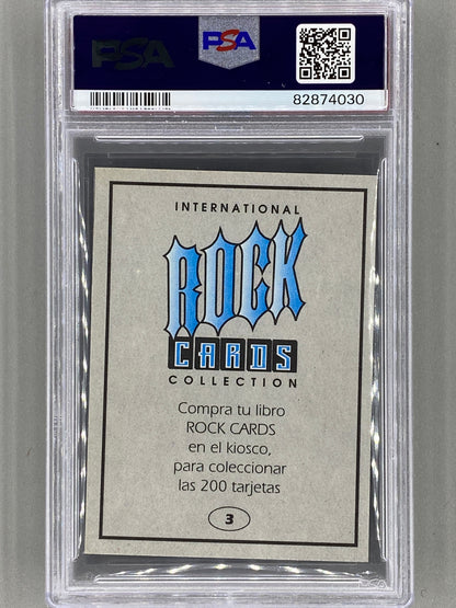 1994 Ultra Figus #3 Axl Rose Intl Rock Cards Collection Guns N Roses PSA 7 - Pop 1 (Music)