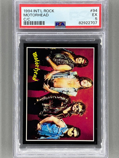 1994 Ultra Figus #94 Motorhead Intl Rock Cards Collection PSA 5 - Pop 1 (Music)