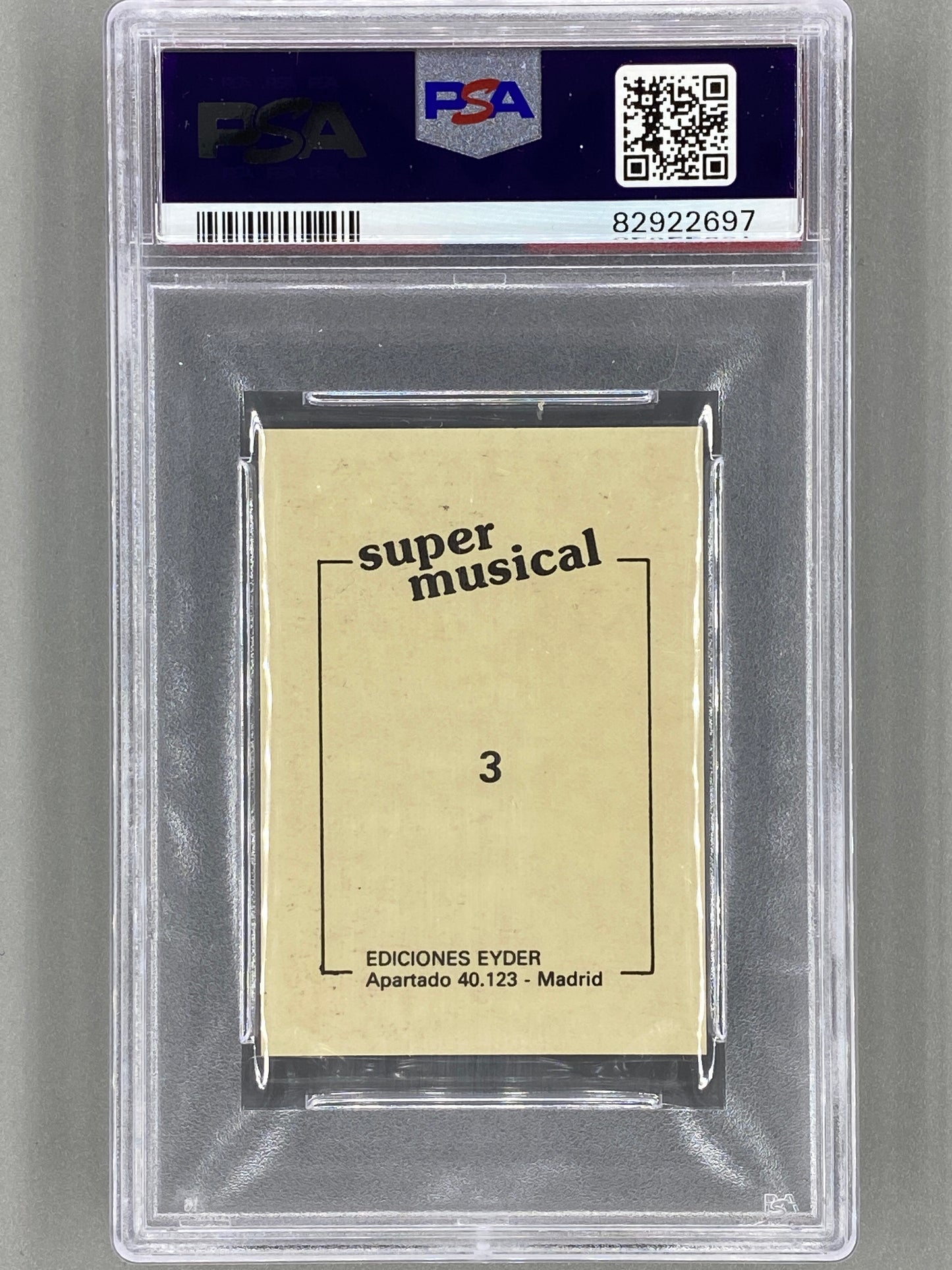 1984 Ediciones Eyder #3 Led Zeppelin Super Musical PSA 4 Pop 1 (Music)