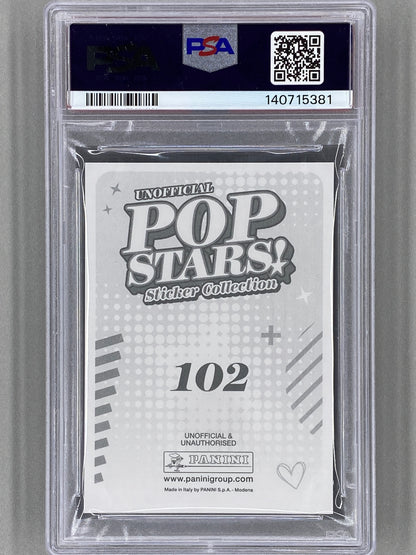 2025 Panini Pop Stars #102 Billie Eilish (UK) PSA 10 Pop 1 (Music)