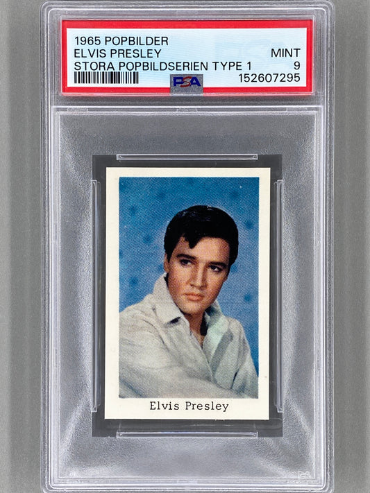 1965 Popbilder Elvis Presley Stora Popbildserien Type 1 PSA 9 Pop 1 (Music)