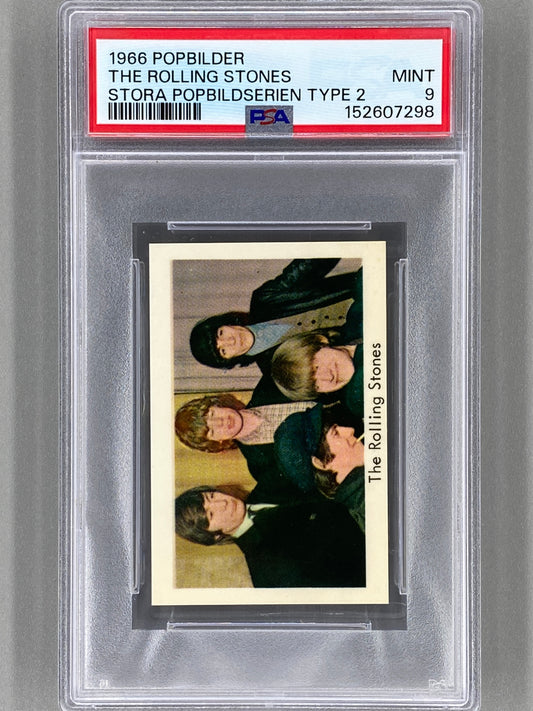 1966 Popbilder Rolling Stones Stora Popbildserien Type 2 PSA 9 Pop 1 (Music)