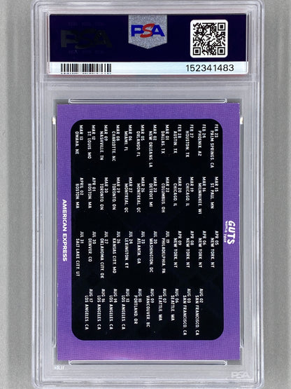2024 Guts World Tour Olivia Rodrigo Tour Bus X Amex-Piano PSA 5 Pop 3 (Music)