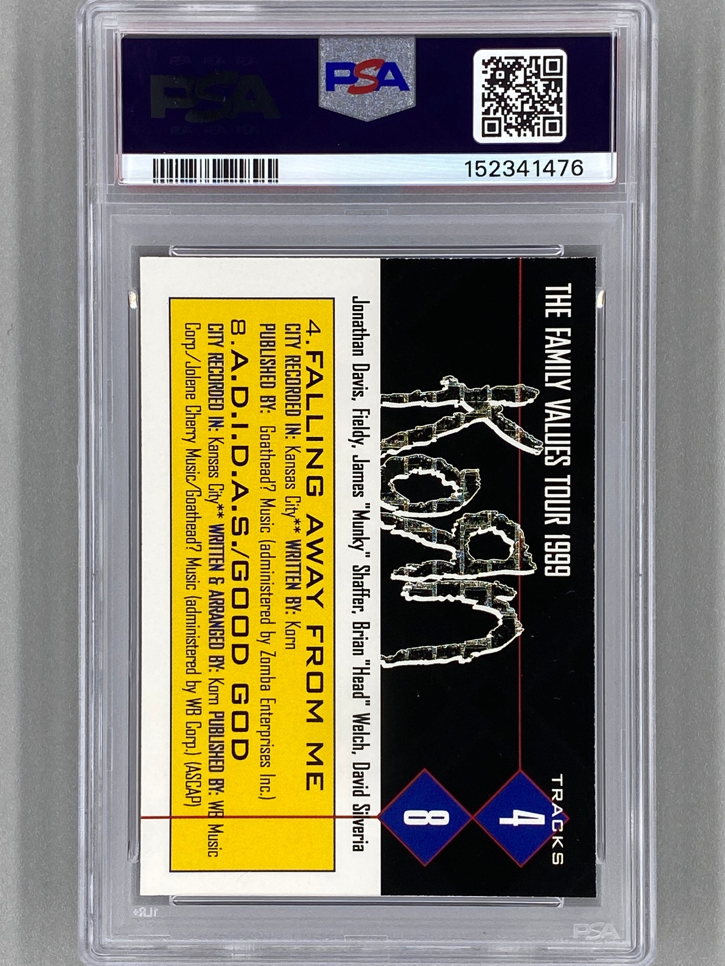2000 Family Values Tour Korn Promo PSA 7 Pop 4 (Music)