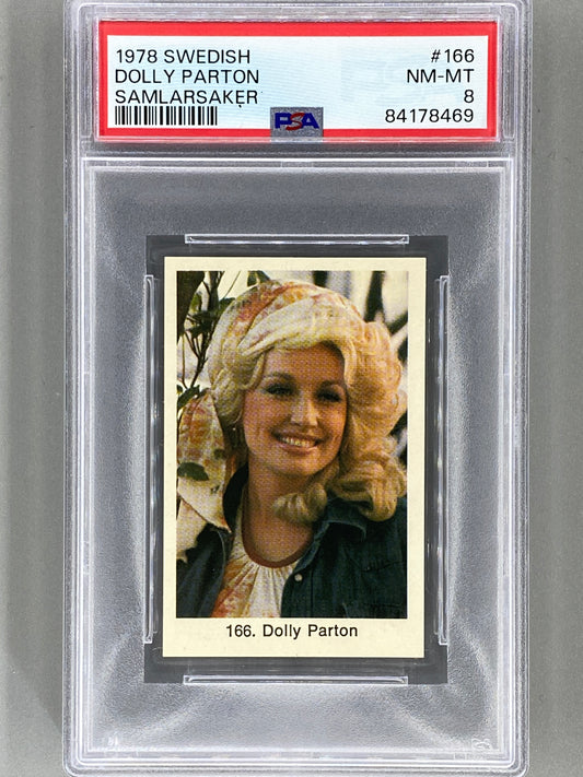 1978 Swedish #166 Dolly Parton Samlarsaker PSA 8 Pop 14 (Music)