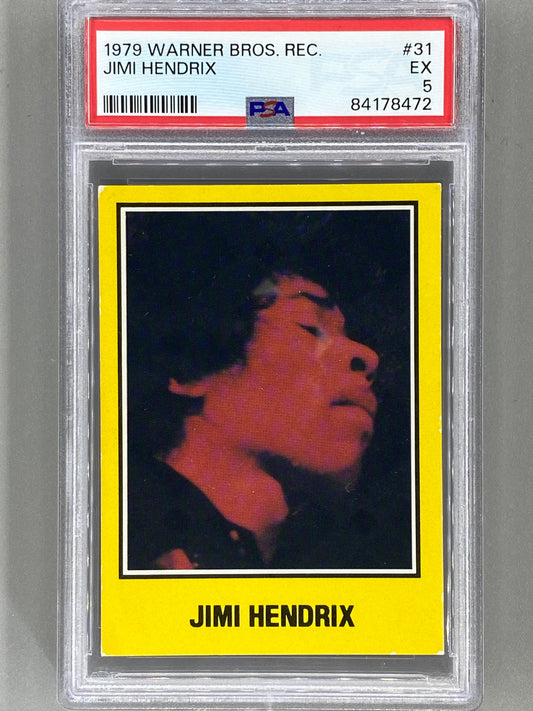 1979 Warner Brothers Records #31 Jimi Hendrix PSA 5 Pop 3 (Music)