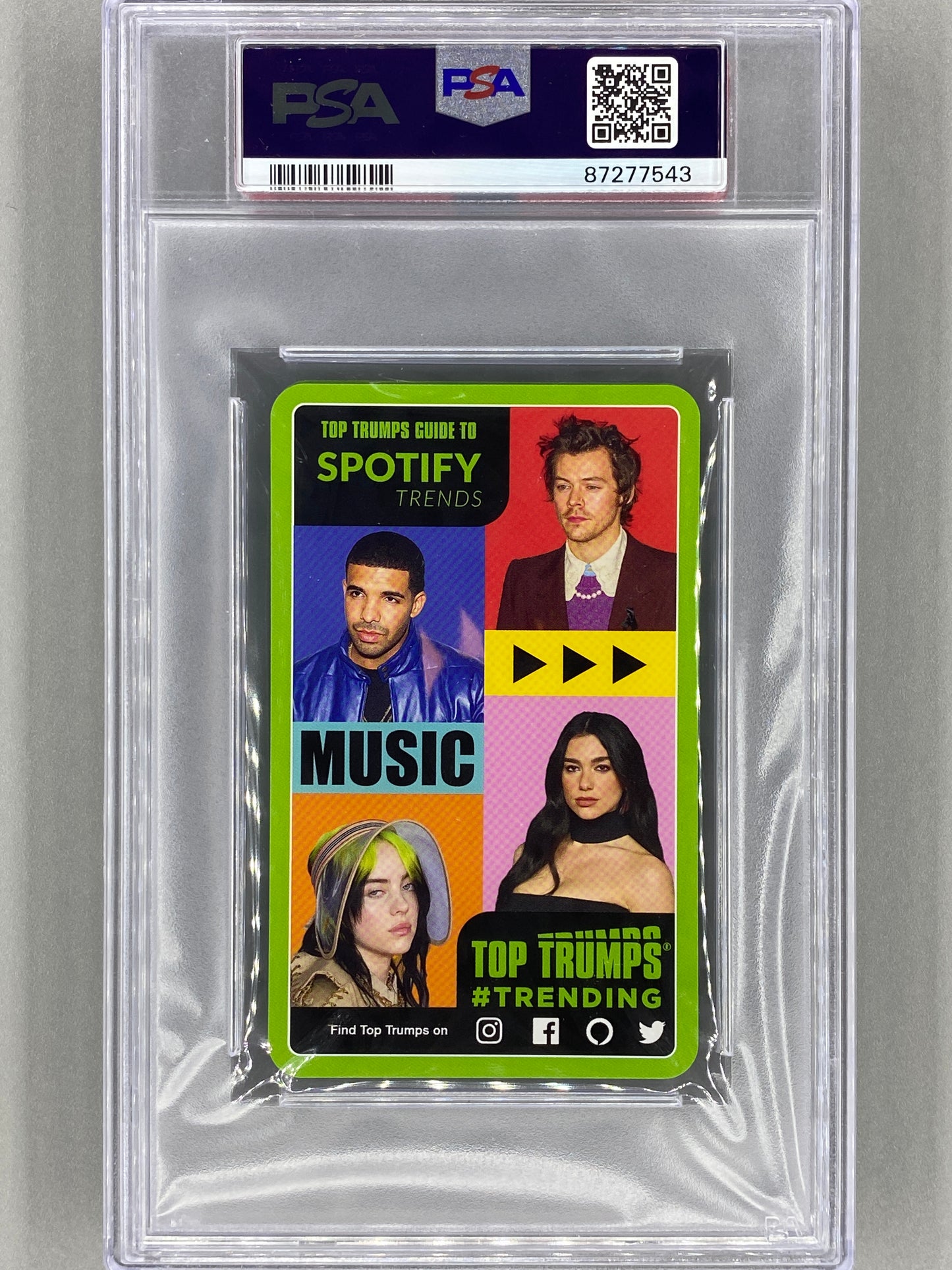 2022 Top Trumps Olivia Rodrigo Guide to Spotify Trends PSA 10 - Pop 12 (Music)