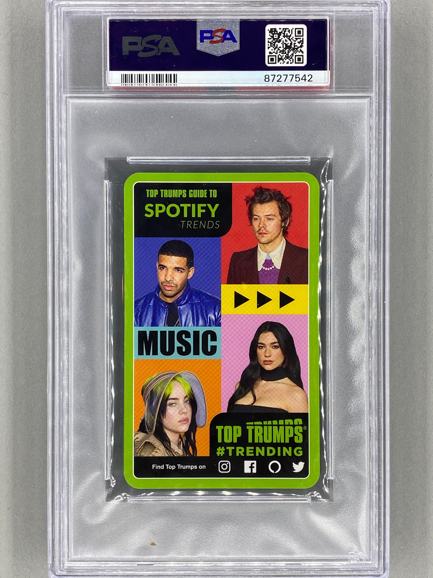 2022 Top Trumps Cardi B Guide to Spotify Trends PSA 10 - Pop 1 (Music)