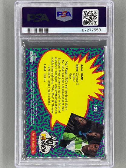 1991 Proset Musicards #125 KMD Yo! MTV Raps PSA 9 - Pop 11 (Music)