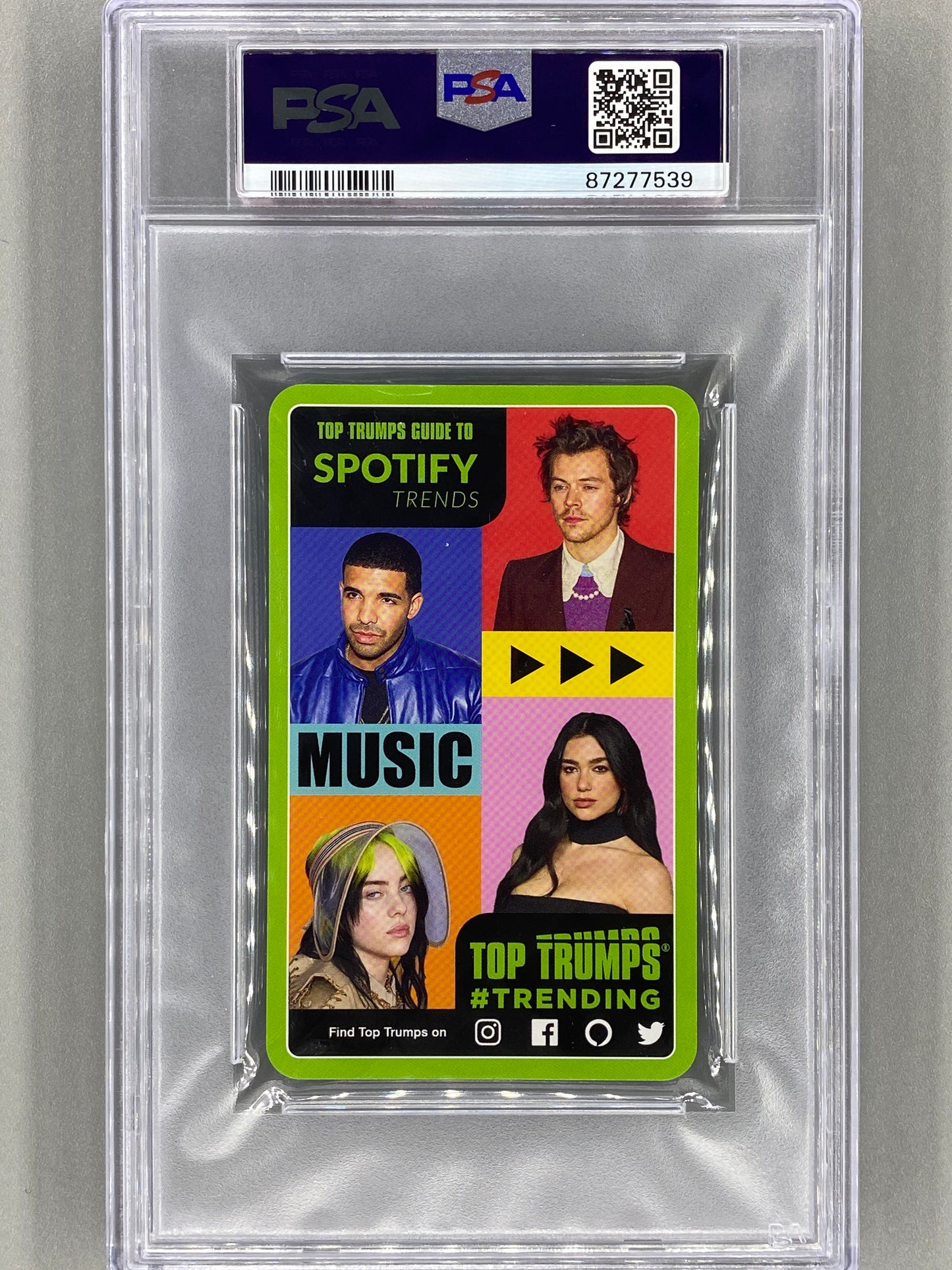 2022 Top Trumps Taylor Swift Guide to Spotify Trends PSA 10 - Pop 17 (Music)