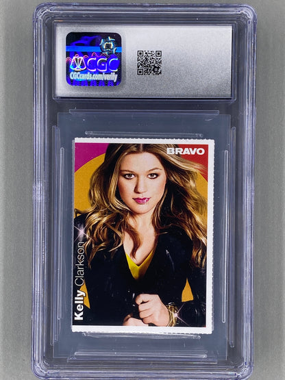2009 Bravo Taylor Swift / Kelly Clarkson Star Card (Germany) CGC 10 Pop 1 (Music)