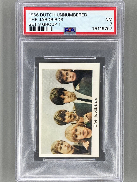 1966 Dutch Unnumbered The Jardbirds Set 3 Group 1 PSA 7 Pop 1 Yardbirds (Music)