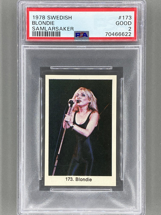 1978 Swedish #173 Blondie Samlarsaker PSA 2 Pop 1 (Music)