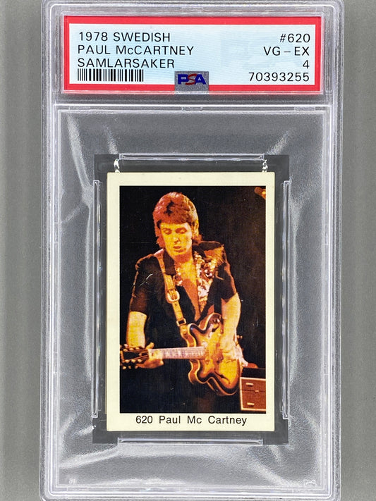 1978 Swedish #620 Paul McCartney Samlarsaker PSA 4 Pop 1 (Music)