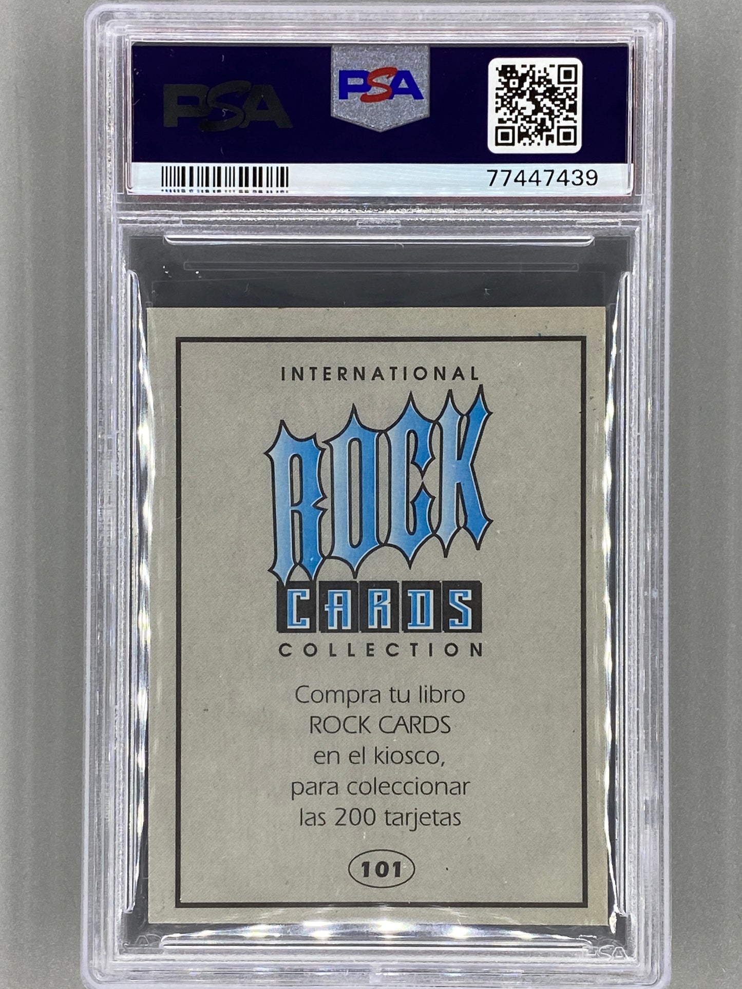 1994 Ultra Figus #101 Nirvana Intl Rock Cards PSA 7 - Pop 4 (Music)