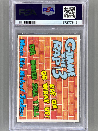 1991 Topps #14 DJ Jazzy Jeff /  The Fresh Prince Kings of Rap PSA 6 - Pop 2 (Music)