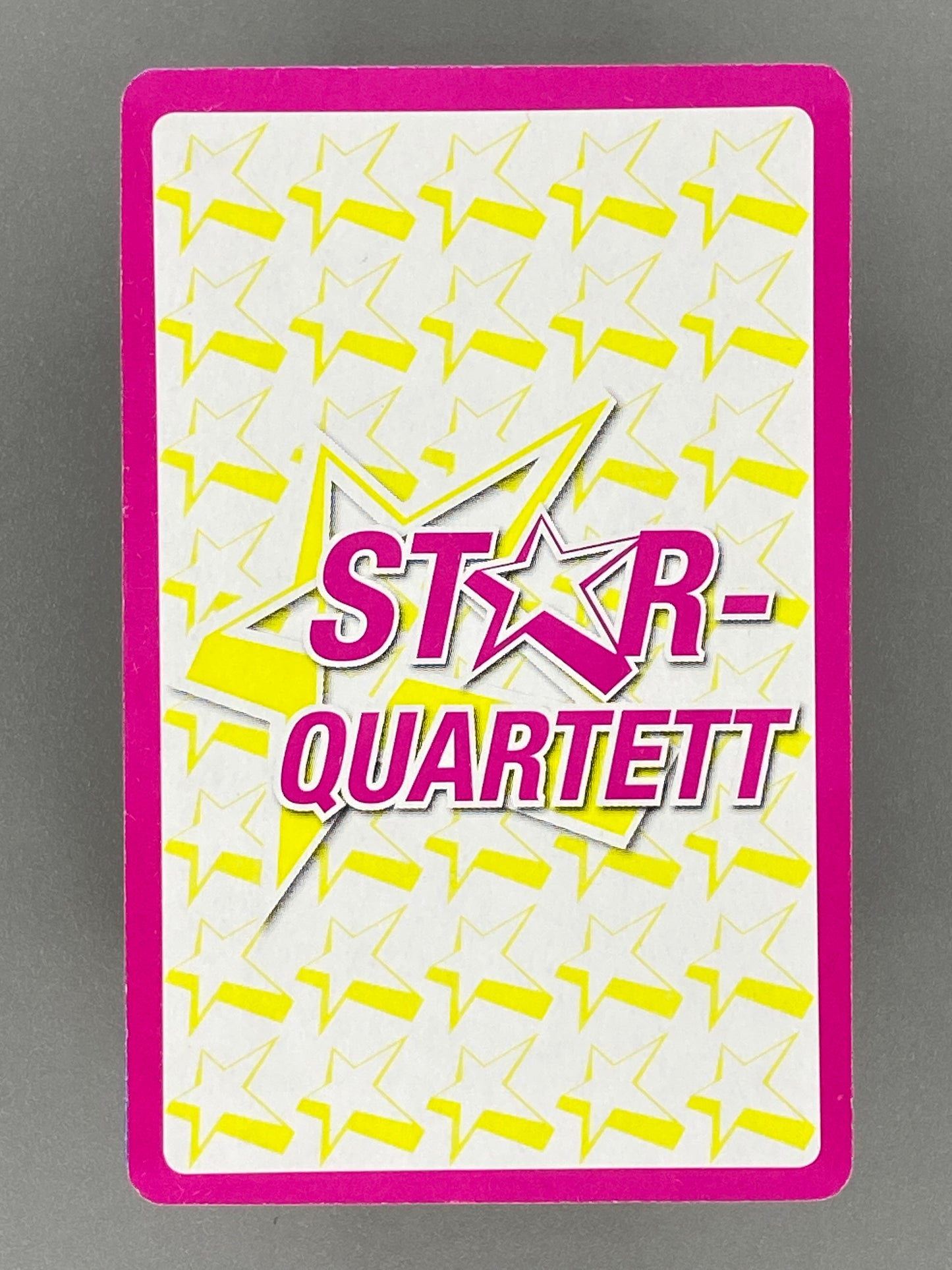 c. 2005 Star Quartett E2 Pink German Game Card - Raw (Music)