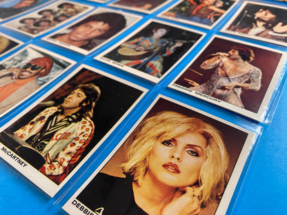 1980 Panini Rock and Pop Collection Complete 144 Sticker/Card Set (Music)