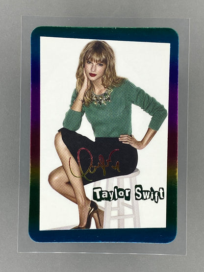 c 2012-2014 Yes! Card #10861 Taylor Swift Rainbow Metal Hong Kong