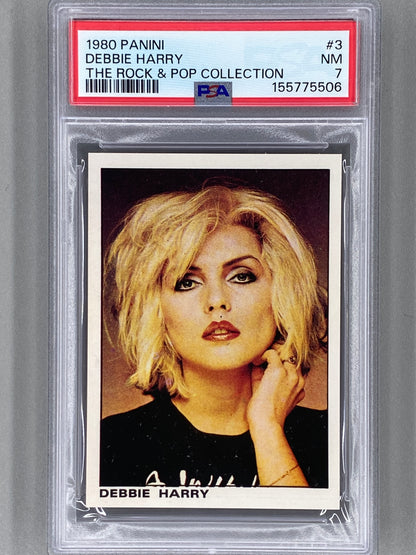1980 Panini #3 Debbie Harry The Rock & Pop Collection PSA 7 Pop 4 (Music)