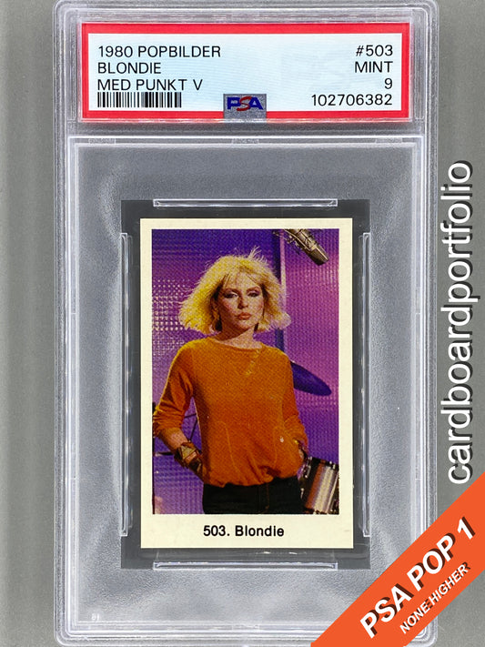 1980 Popbilder #503 Blondie Med Punkt V PSA 9 Pop 1 (Music)