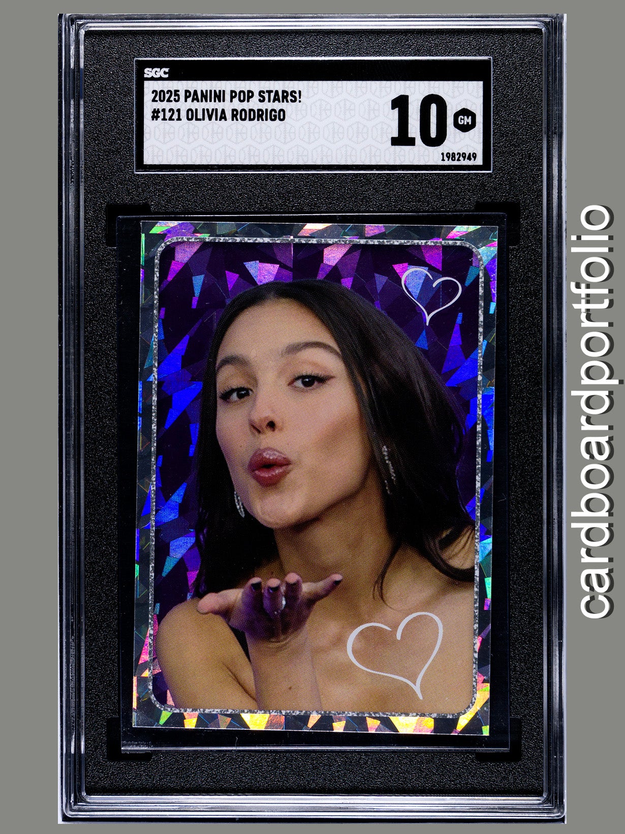 2025 Panini Pop Stars #121 Olivia Rodrigo (UK) SGC 10 Pop 1 (Music)