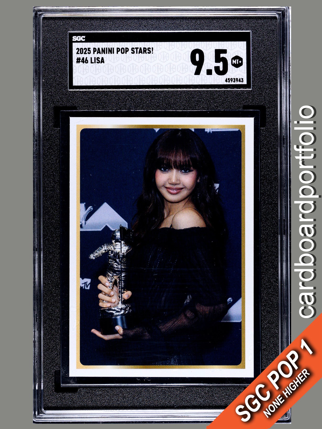2025 Panini Pop Stars #46 Lisa (UK) SGC 9.5 Pop 1 (Music)