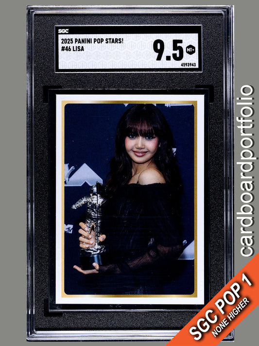 2025 Panini Pop Stars #46 Lisa (UK) SGC 9.5 Pop 1 (Music)