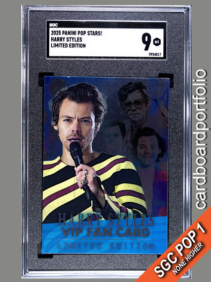 2025 Panini Pop Stars Harry Styles Limited Edition VIP (UK) SGC 9 Pop 1 (Music)