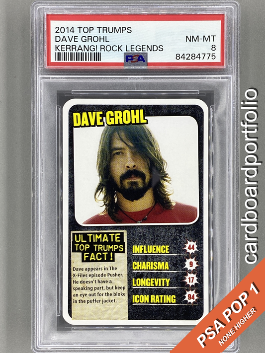 2014 Top Trumps Dave Grohl Kerrang Rock Legends PSA 8 Pop 1 (Music)