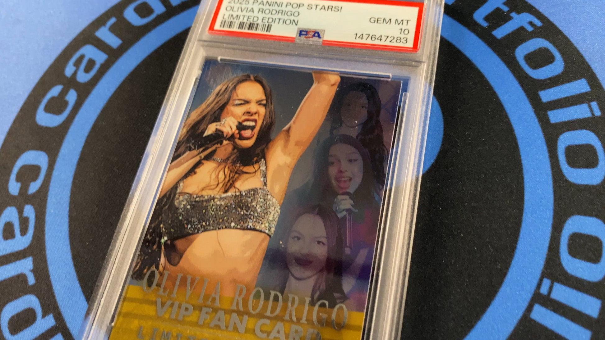 Olivia Rodrigo Panini VIP Fan Pass PSA 10