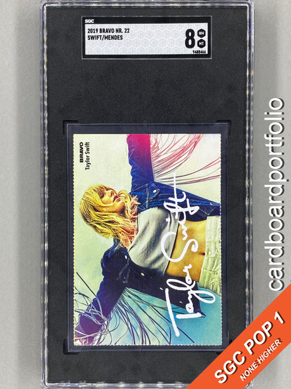 2019 Bravo Taylor Swift / Shawn Mendes Autogramm Karten (German) SGC 8 Pop 1 (Music)