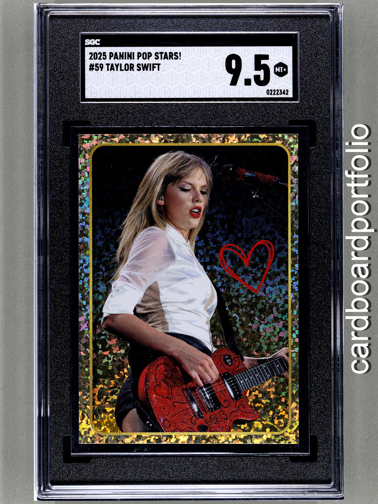 2025 Panini Pop Stars #59 Taylor Swift (UK) SGC 9.5 Pop 1 (Music)