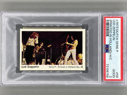 1974 Seriebilder Serie P #58 Led Zeppelin (Printed in Holland) HC PSA 2 Pop 3 (Music)