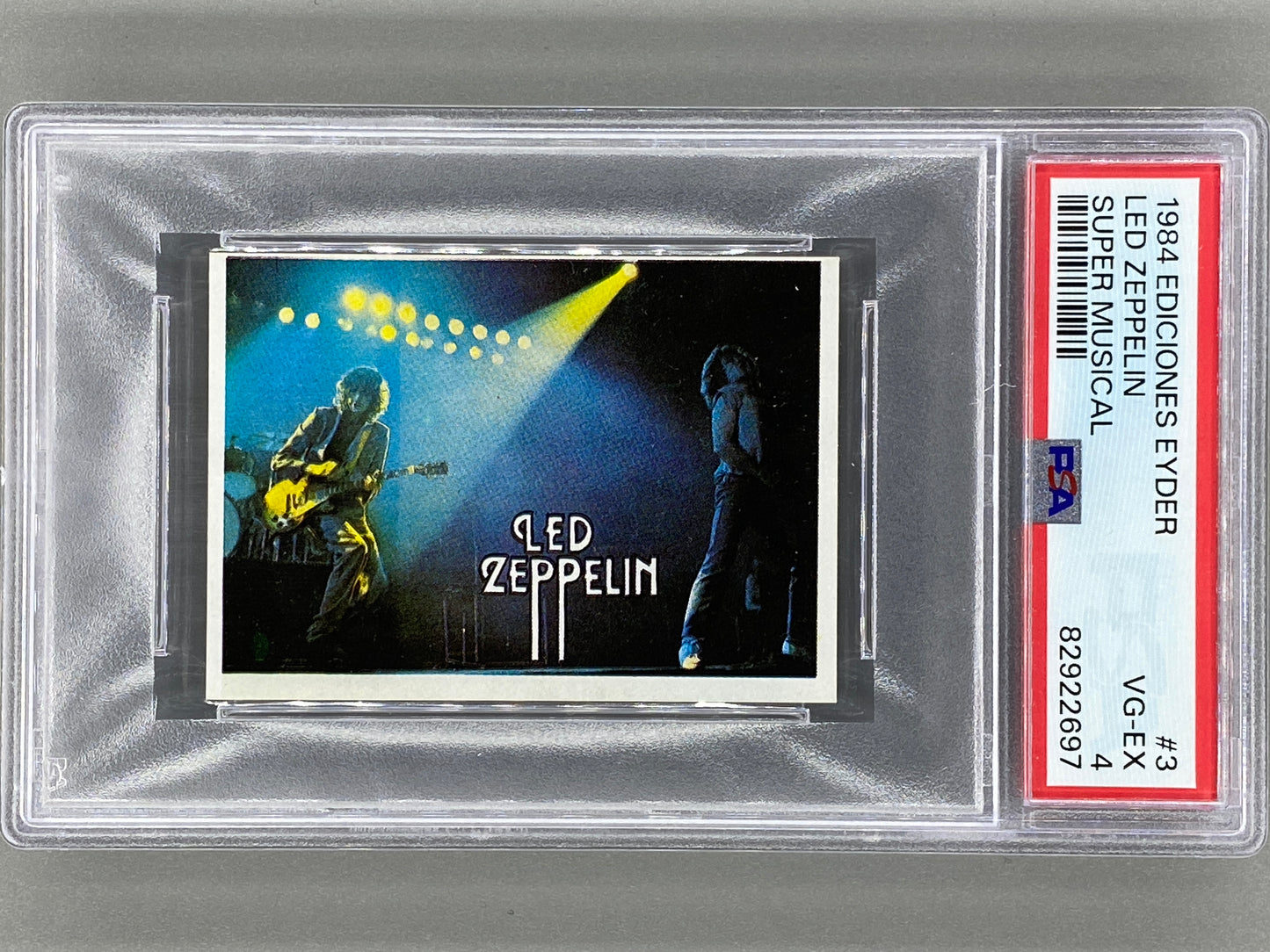 1984 Ediciones Eyder #3 Led Zeppelin Super Musical PSA 4 Pop 1 (Music)