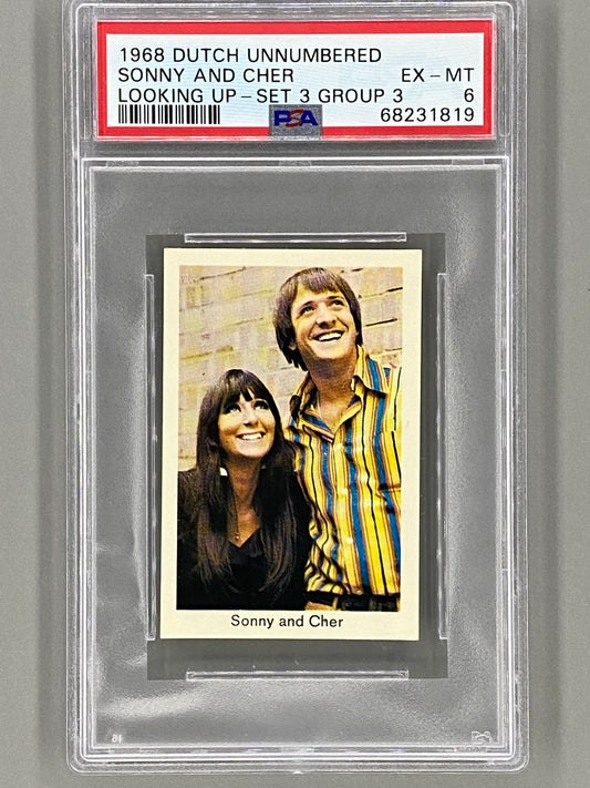 1968 Dutch Unnumbered Sonny And Cher Set 3 Group 3 Looking Up PSA 6 Pop 1 (Music)