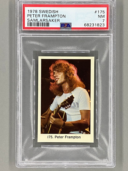 1978 Swedish Samlarsaker #175 Peter Frampton PSA 7 Pop 2 (Music)