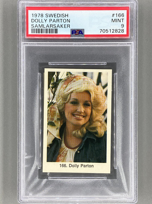 1978 Swedish #166 Dolly Parton Samlarsaker PSA 9 Pop 3 - 0 Higher (Music)