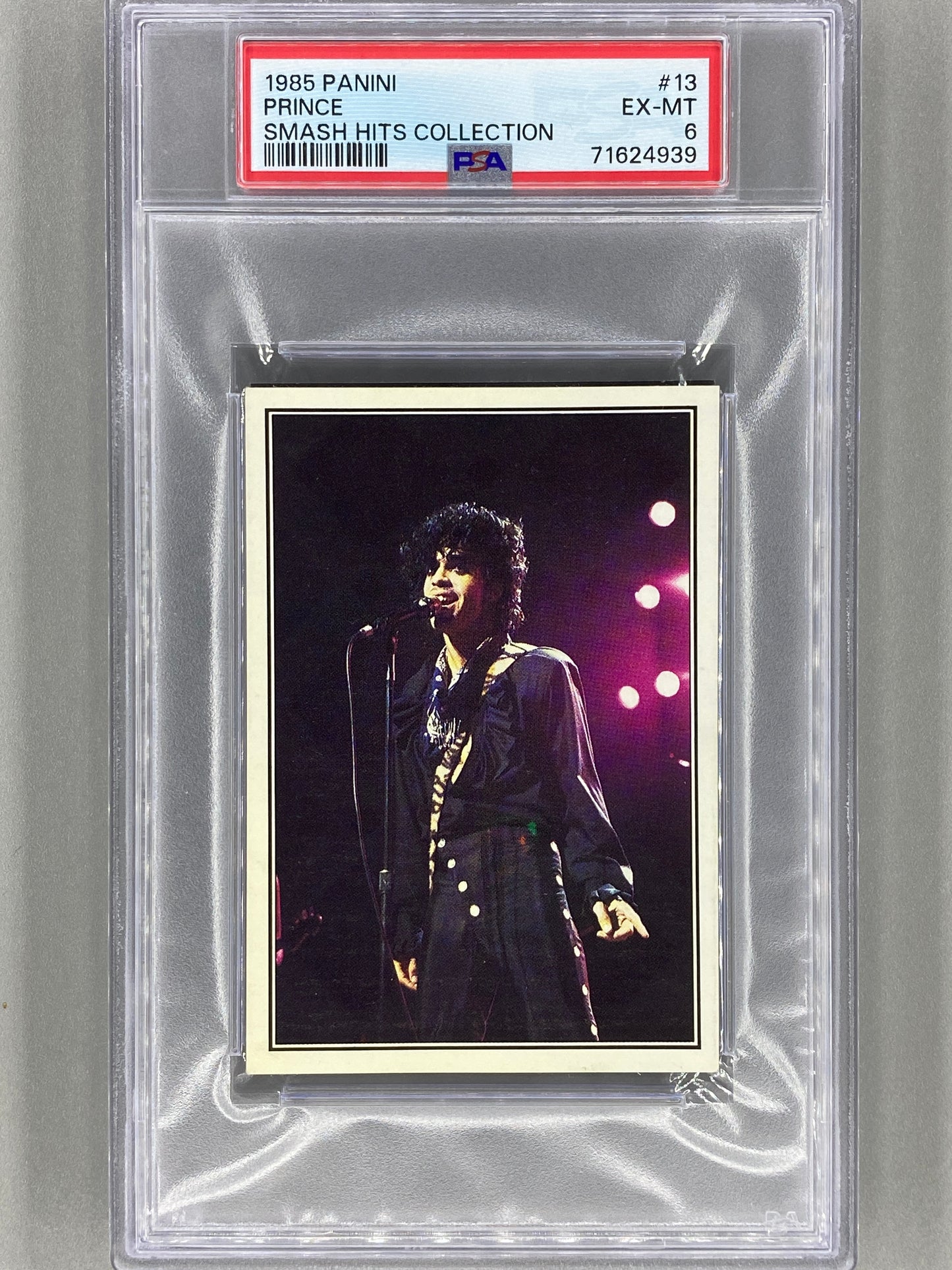 1985 Panini #13 Prince Smash Hits Collection PSA 6 (Music)