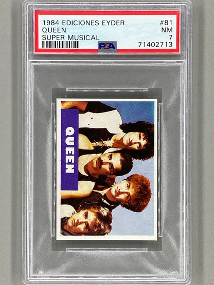 1984 Ediciones Eyder #81 Queen Super Musical PSA 7 - Pop 1 (Music)