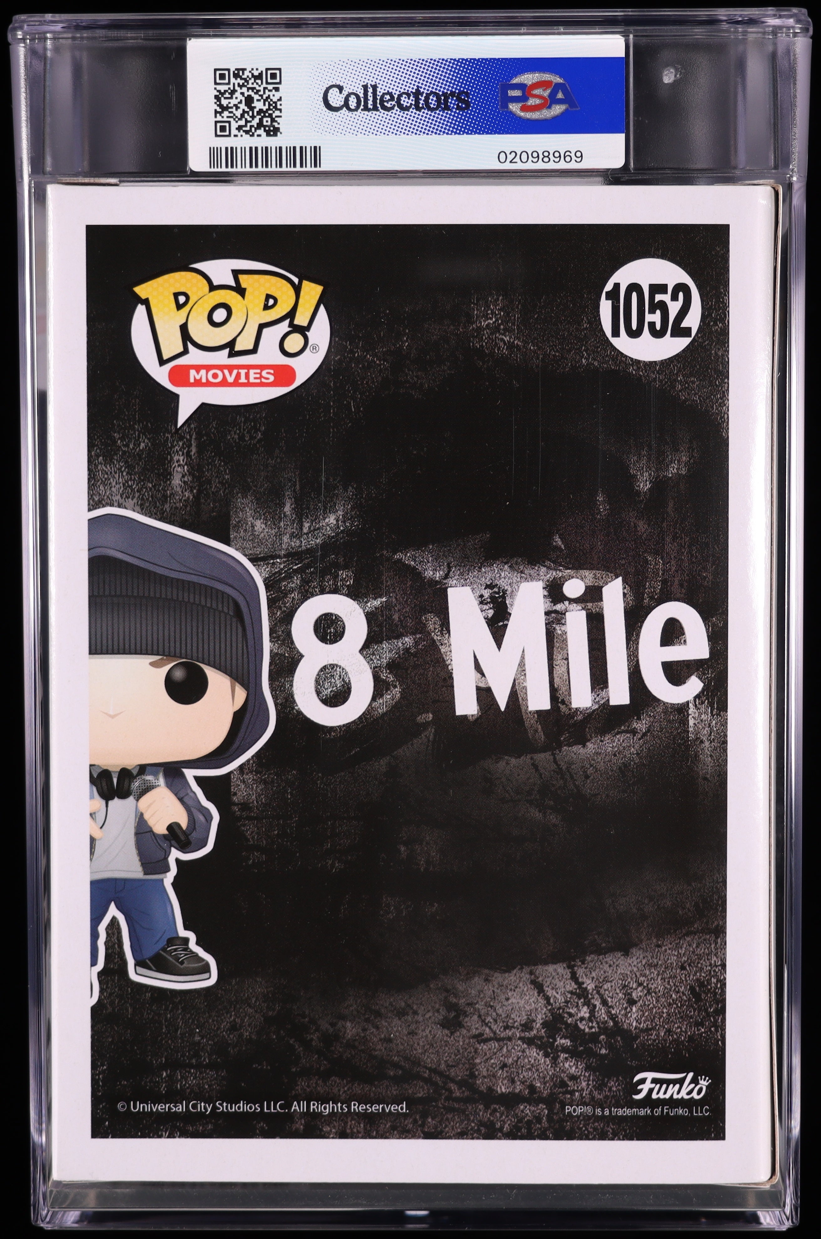 2020 Funko POP! B-Rabbit #1052 (Vaulted) PSA 9 Eminem 8 Mile Movies Vinyl  Figure