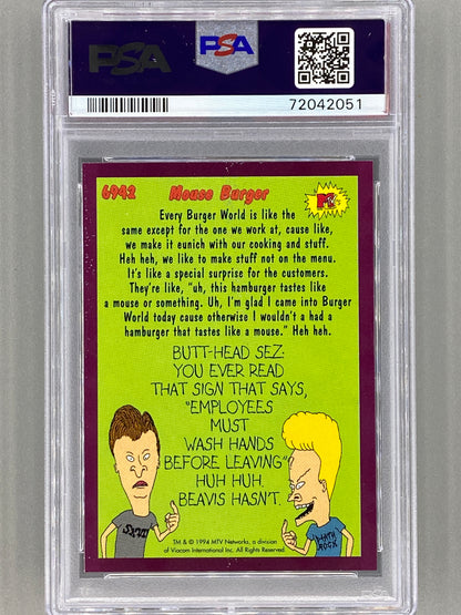 1994 Topps Beavis And Butt-Head #6942 Mouse Burger PSA 6 - Pop 1 (Pop Culture)