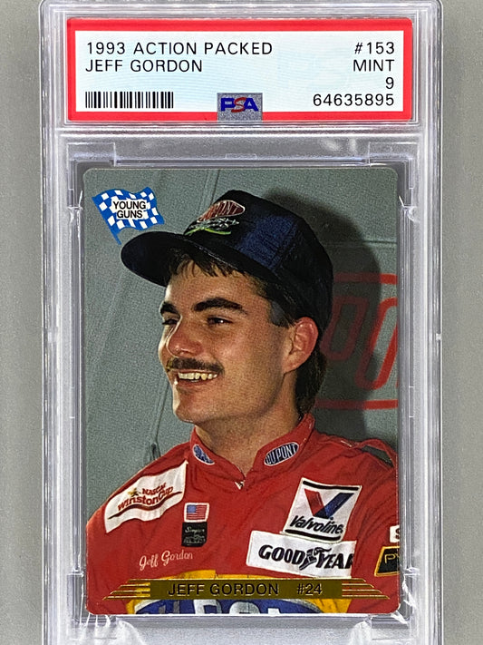 1993 Action Packed #153 Jeff Gordon PSA 9 - Pop 3