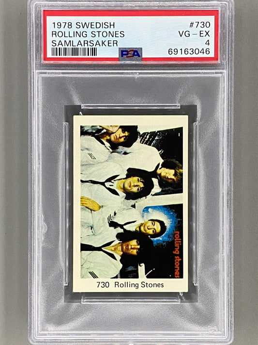 1978 Swedish #730 Rolling Stones Samlarsaker PSA 4 Pop 3 (Music)