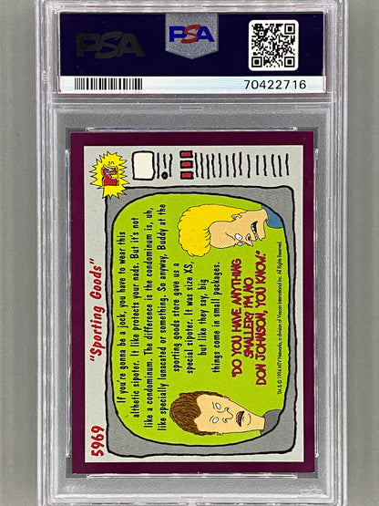 1994 Topps Beavis And Butt-Head #5969 Sporting Goods PSA 8 - Pop 1 (Pop Culture)