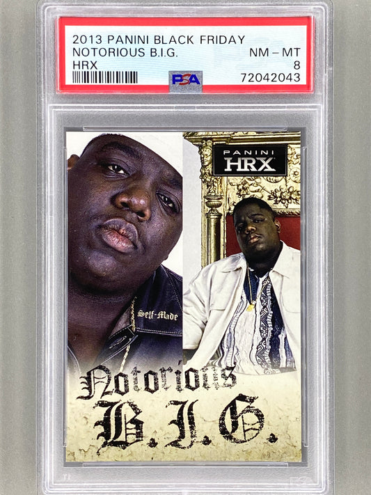 2013 Panini Black Friday Notorious B.I.G. HRX PSA 8 Pop 29 (Music)