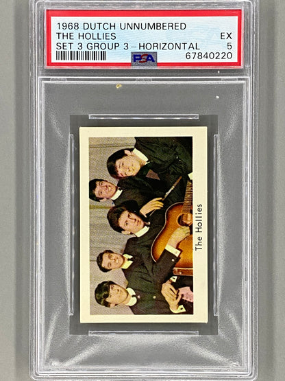 1968 Dutch Unnumbered The Hollies Set 3 Group 3 Horizontal PSA 5 Pop 2 (Music)