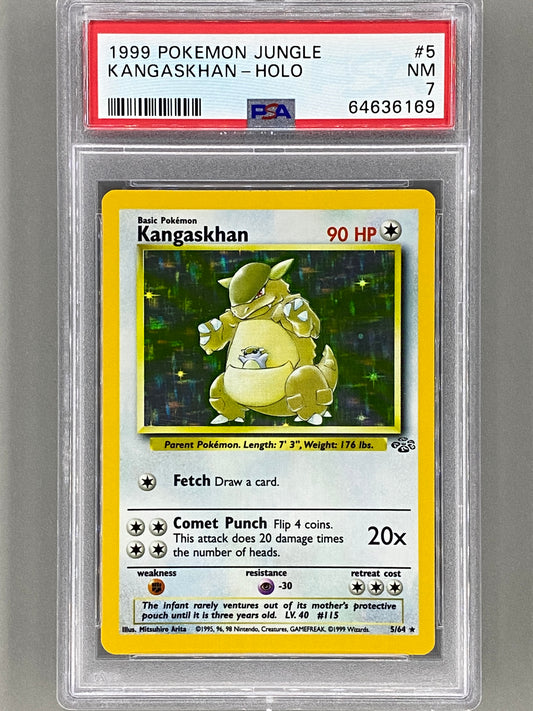 1999 Pokemon Jungle #5 Kangaskhan Holo PSA 7